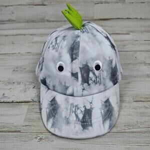 LOVE TO BE COOL Adjustable Hook And Loop Girl's Dino Cap Tie Dyed Blue/White
